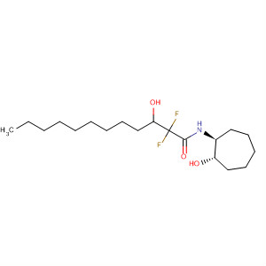Dodecanamide,  2,2-difluoro-3-hydroxy-N-[(1S,2S)-2-hydroxycycloheptyl]-