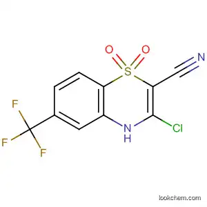 Molecular Structure of 821806-30-8 (4H-1,4-Benzothiazine-2-carbonitrile, 3-chloro-6-(trifluoromethyl)-,
1,1-dioxide)