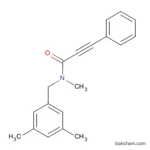 Molecular Structure of 823188-92-7 (2-Propynamide, N-[(3,5-dimethylphenyl)methyl]-N-methyl-3-phenyl-)