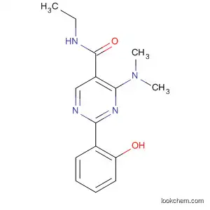 Molecular Structure of 823794-85-0 (5-Pyrimidinecarboxamide,
4-(dimethylamino)-N-ethyl-2-(2-hydroxyphenyl)-)