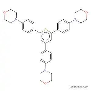 Molecular Structure of 823821-31-4 (Thiopyrylium, 2,4,6-tris[4-(4-morpholinyl)phenyl]-)