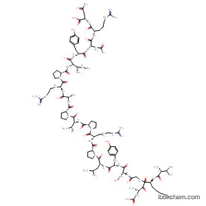 Molecular Structure of 823824-65-3 (L-Asparagine,
L-valyl-L-a-aspartyl-L-lysylglycyl-L-seryl-L-tyrosyl-L-leucyl-L-prolyl-L-arginyl-
L-prolyl-L-threonyl-L-prolyl-L-alanyl-L-arginyl-L-prolyl-L-isoleucyl-L-tyrosyl-L-
asparaginyl-L-arginyl-)