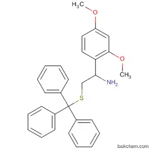 Molecular Structure of 823829-35-2 (Benzenemethanamine, 2,4-dimethoxy-a-[[(triphenylmethyl)thio]methyl]-)