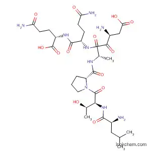 Molecular Structure of 823835-33-2 (L-Glutamine, L-leucyl-L-threonyl-L-prolyl-L-a-aspartyl-L-alanyl-L-glutaminyl-)