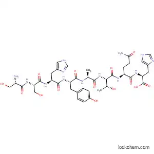 Molecular Structure of 823835-39-8 (L-Histidine,
L-seryl-L-seryl-L-histidyl-L-tyrosyl-L-alanyl-L-threonyl-L-glutaminyl-)