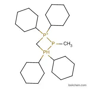 Molecular Structure of 823836-76-6 (Triphosphetanium, 1,1,3,3-tetracyclohexyl-2-methyl-)