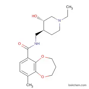 Molecular Structure of 824409-04-3 (2H-1,5-Benzodioxepin-6-carboxamide,
N-[[(3S,4S)-1-ethyl-3-hydroxy-4-piperidinyl]methyl]-3,4-dihydro-9-methyl
-)