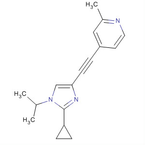 Pyridine,
4-[[2-cyclopropyl-1-(1-methylethyl)-1H-imidazol-4-yl]ethynyl]-2-methyl-