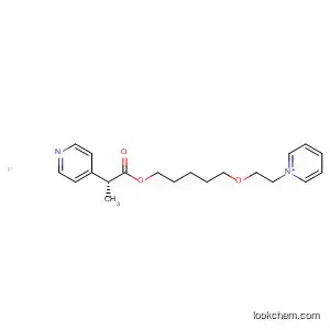 Molecular Structure of 824432-46-4 (Pyridinium, 1-[2-[[5-[(2R)-1-oxo-2-(4-pyridinyl)propoxy]pentyl]oxy]ethyl]-,
iodide)