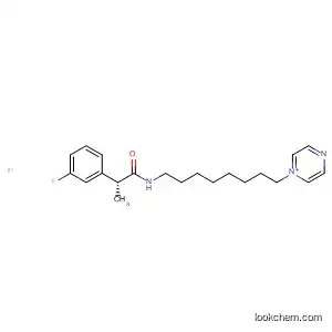 Molecular Structure of 824432-49-7 (Pyrazinium, 1-[8-[[(2R)-2-(3-iodophenyl)-1-oxopropyl]amino]octyl]-,
iodide)