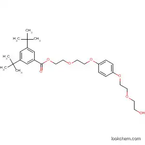 Benzoic acid, 3,5-bis(1,1-dimethylethyl)-,
2-[2-[4-[2-(2-hydroxyethoxy)ethoxy]phenoxy]ethoxy]ethyl ester