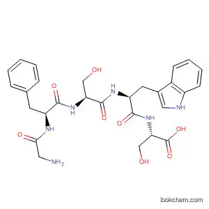 Molecular Structure of 825595-56-0 (L-Serine, glycyl-L-phenylalanyl-L-seryl-L-tryptophyl-)