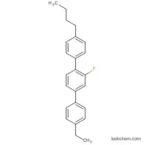 Molecular Structure of 825633-75-8 (1,1':4',1''-Terphenyl, 4-butyl-4''-ethyl-2'-fluoro-)