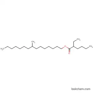 Molecular Structure of 825648-95-1 (Hexanoic acid, 2-ethyl-, 8-methylpentadecyl ester)
