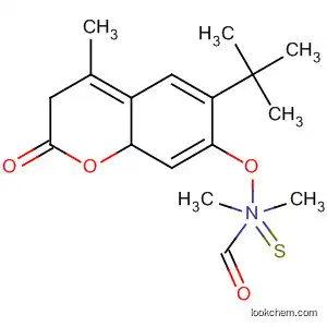Molecular Structure of 827024-62-4 (Carbamothioic acid, dimethyl-,
O-[6-(1,1-dimethylethyl)-4-methyl-2-oxo-2H-1-benzopyran-7-yl] ester)