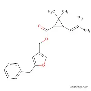 Molecular Structure of 827025-57-0 (Cyclopropanecarboxylic acid, 2,2-dimethyl-3-(2-methyl-1-propenyl)-,
[5-(phenylmethyl)-3-furanyl]methyl ester, (1R)-)