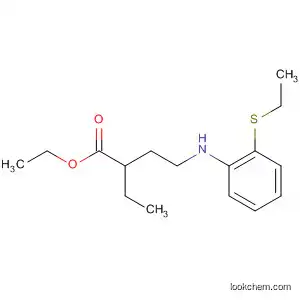 Molecular Structure of 827026-28-8 (Butanoic acid, 2-ethyl-4-[[2-(ethylthio)phenyl]amino]-, ethyl ester)
