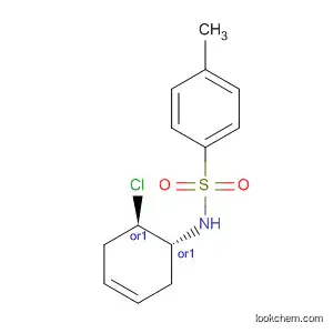 Molecular Structure of 827026-77-7 (Benzenesulfonamide,
N-[(1R,6R)-6-chloro-3-cyclohexen-1-yl]-4-methyl-, rel-)