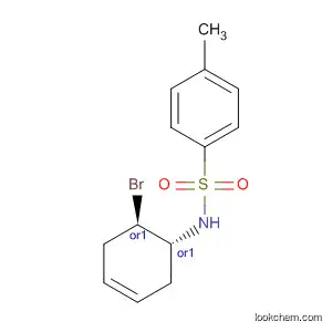 Molecular Structure of 827026-78-8 (Benzenesulfonamide,
N-[(1R,6R)-6-bromo-3-cyclohexen-1-yl]-4-methyl-, rel-)
