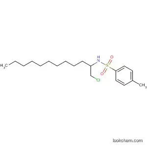 Molecular Structure of 827026-80-2 (Benzenesulfonamide, N-[1-(chloromethyl)undecyl]-4-methyl-)