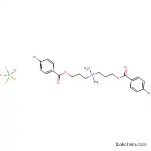 Molecular Structure of 827027-53-2 (1-Propanaminium,
3-[(4-bromobenzoyl)oxy]-N-[3-[(4-bromobenzoyl)oxy]propyl]-N,N-dimeth
yl-, tetrafluoroborate(1-))