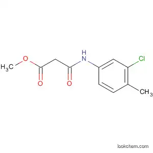 Molecular Structure of 827029-14-1 (Propanoic acid, 3-[(3-chloro-4-methylphenyl)amino]-3-oxo-, methyl
ester)