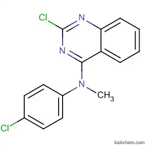 Molecular Structure of 827030-35-3 (4-Quinazolinamine, 2-chloro-N-(4-chlorophenyl)-N-methyl-)
