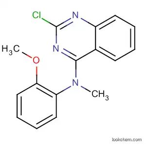 Molecular Structure of 827030-73-9 (4-Quinazolinamine, 2-chloro-N-(2-methoxyphenyl)-N-methyl-)