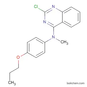 Molecular Structure of 827031-02-7 (4-Quinazolinamine, 2-chloro-N-methyl-N-(4-propoxyphenyl)-)