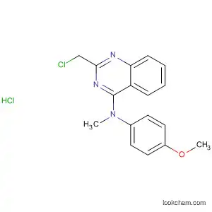 Molecular Structure of 827031-08-3 (4-Quinazolinamine, 2-(chloromethyl)-N-(4-methoxyphenyl)-N-methyl-,
hydrochloride)