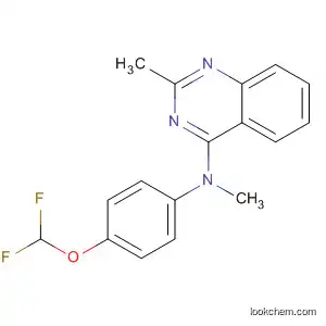 Molecular Structure of 827031-16-3 (4-Quinazolinamine, N-[4-(difluoromethoxy)phenyl]-N,2-dimethyl-)