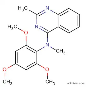 Molecular Structure of 827031-20-9 (4-Quinazolinamine, N,2-dimethyl-N-(2,4,6-trimethoxyphenyl)-)