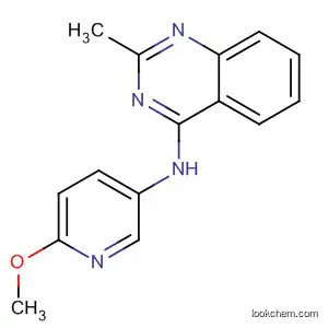 Molecular Structure of 827031-29-8 (4-Quinazolinamine, N-(6-methoxy-3-pyridinyl)-2-methyl-)