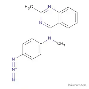 Molecular Structure of 827031-36-7 (4-Quinazolinamine, N-(4-azidophenyl)-N,2-dimethyl-)