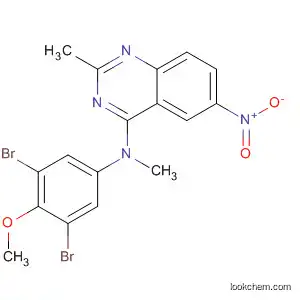Molecular Structure of 827031-50-5 (4-Quinazolinamine,
N-(3,5-dibromo-4-methoxyphenyl)-N,2-dimethyl-6-nitro-)