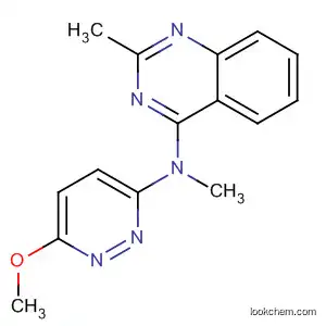 Molecular Structure of 827031-63-0 (4-Quinazolinamine, N-(6-methoxy-3-pyridazinyl)-N,2-dimethyl-)