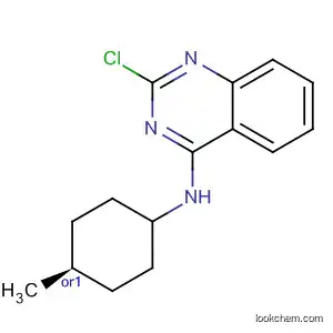 Molecular Structure of 827031-68-5 (4-Quinazolinamine, 2-chloro-N-(cis-4-methylcyclohexyl)-)