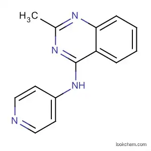 Molecular Structure of 827031-73-2 (4-Quinazolinamine, 2-methyl-N-4-pyridinyl-)