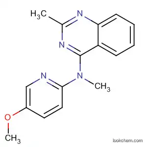 Molecular Structure of 827031-76-5 (4-Quinazolinamine, N-(5-methoxy-2-pyridinyl)-N,2-dimethyl-)
