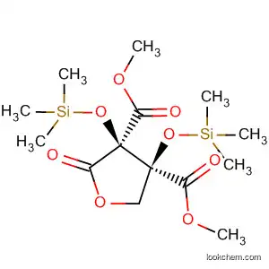 Molecular Structure of 827032-34-8 (3,4-Furandicarboxylic acid, tetrahydro-2-oxo-3,4-bis[(trimethylsilyl)oxy]-,
dimethyl ester, (3R,4S)-)