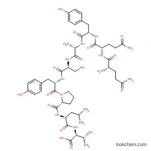 Molecular Structure of 827300-59-4 (L-Threonine,
L-glutaminyl-L-glutaminyl-L-tyrosyl-L-alanyl-L-seryl-L-tyrosyl-L-prolyl-L-leucyl
-)