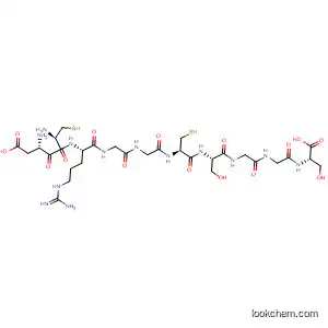 Molecular Structure of 827300-73-2 (L-Serine,
L-a-aspartyl-L-cysteinyl-L-arginylglycylglycyl-L-cysteinyl-L-serylglycylglycyl
-)