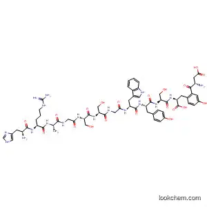 Molecular Structure of 827300-83-4 (L-Tyrosine,
L-histidyl-L-arginyl-L-alanylglycyl-L-seryl-L-serylglycyl-L-tryptophyl-L-tyrosyl-
L-seryl-L-a-aspartyl-)