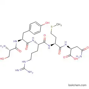 Molecular Structure of 827301-09-7 (L-Asparagine, L-seryl-L-tyrosyl-L-arginyl-L-methionyl-)