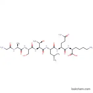 Molecular Structure of 827301-33-7 (L-Lysine, glycyl-L-alanyl-L-seryl-L-threonyl-L-leucyl-L-glutaminyl-)