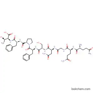 Molecular Structure of 827301-34-8 (L-Threonine,
L-glutaminyl-L-glutaminylglycyl-L-asparaginyl-L-seryl-L-phenylalanyl-L-prol
yl-L-phenylalanyl-)