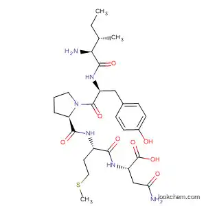 Molecular Structure of 827301-60-0 (L-Asparagine, L-isoleucyl-L-tyrosyl-L-prolyl-L-methionyl-)