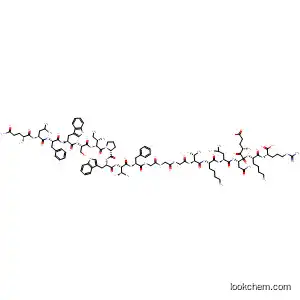 Molecular Structure of 827301-89-3 (L-Arginine,
L-glutaminyl-L-leucyl-L-phenylalanyl-L-tryptophyl-L-seryl-L-isoleucyl-L-prolyl
-L-tryptophyl-L-threonyl-L-phenylalanylglycylglycylglycyl-L-threonyl-L-lysyl-L-
leucyl-L-a-glutamyl-L-asparaginyl-L-lysyl-)