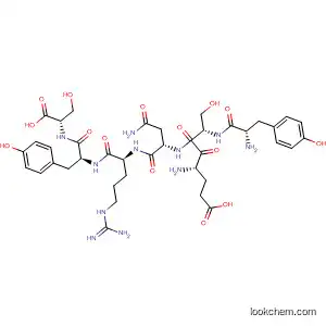 Molecular Structure of 827302-17-0 (L-Serine, L-tyrosyl-L-a-glutamyl-L-seryl-L-asparaginyl-L-arginyl-L-tyrosyl-)