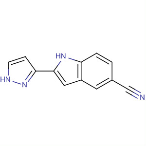 1H-Indole-5-carbonitrile, 2-(1H-pyrazol-3-yl)-